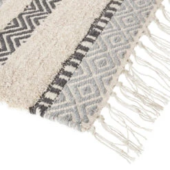 Tapis Coton à Franges Atmosphera -Le Monde du Mobilier Boutique tapis coton a franges atmosphera 4