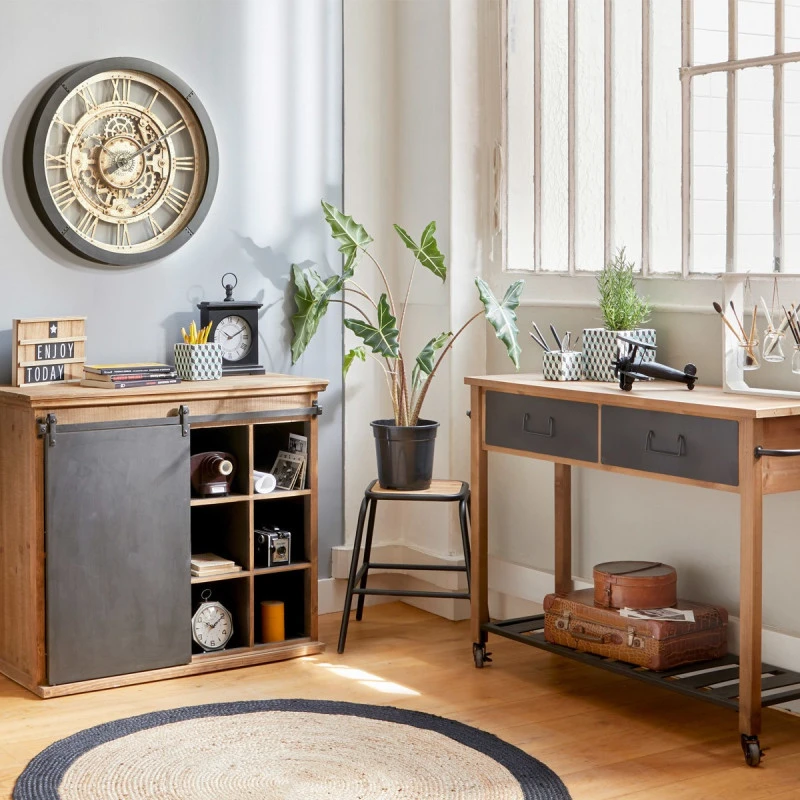 Tapis En Jute Bord Noir D120 Atmosphera 2 Tapis En Jute Bord Noir D120 Atmosphera – Image 2