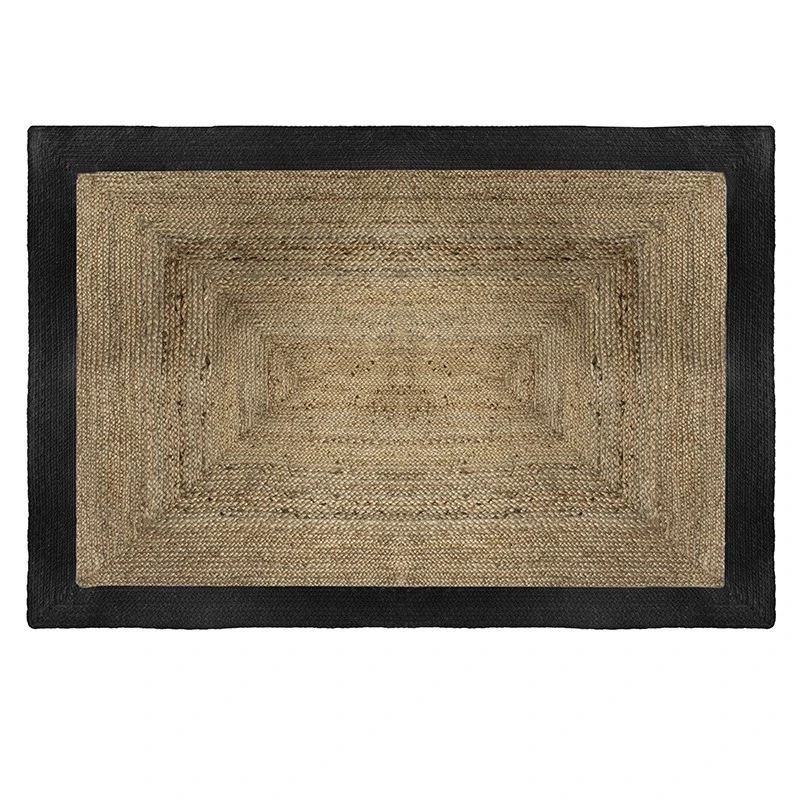 Tapis Jute Naturel Bord Noir 120x170 Atmosphera 1 Tapis Jute Naturel Bord Noir 120x170 Atmosphera