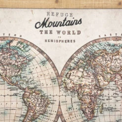 Toile Suspendue Monde Wild 100x78 Atmosphera -Le Monde du Mobilier Boutique toile suspendue monde wild 100x78 atmosphera 3